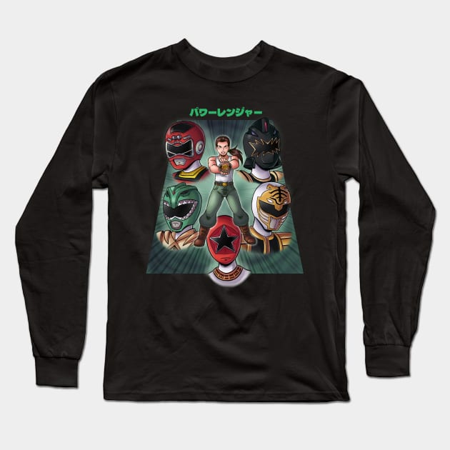 Tommy Oliver from POWER RANGERS Long Sleeve T-Shirt by IanDimas